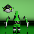 dd0036.png Ben 10 omniverse - DITTO 3D PRINTABLE (PACK OF 2)