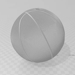 Balon-1.jpg Télécharger le fichier STL Lampe de basket-ball • Objet imprimable en 3D, TecnoarteO