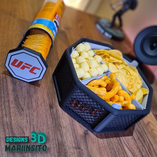 UFC Octagon Snack Bowl - Home - PLA - 3D printed product - фото 8