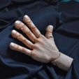 1.jpg Main réaliste articulée - sans support, modèle 3D à imprimer sur place