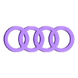 Audi weis.stl Audi Led Logo Lamp