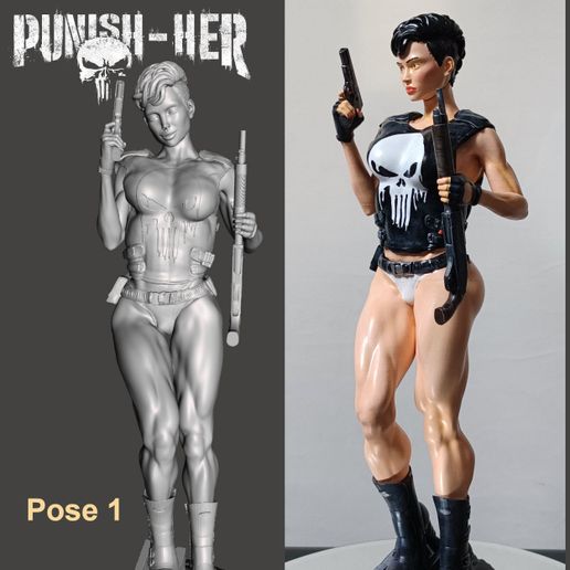 Punish-Her - by SPARX 3D model