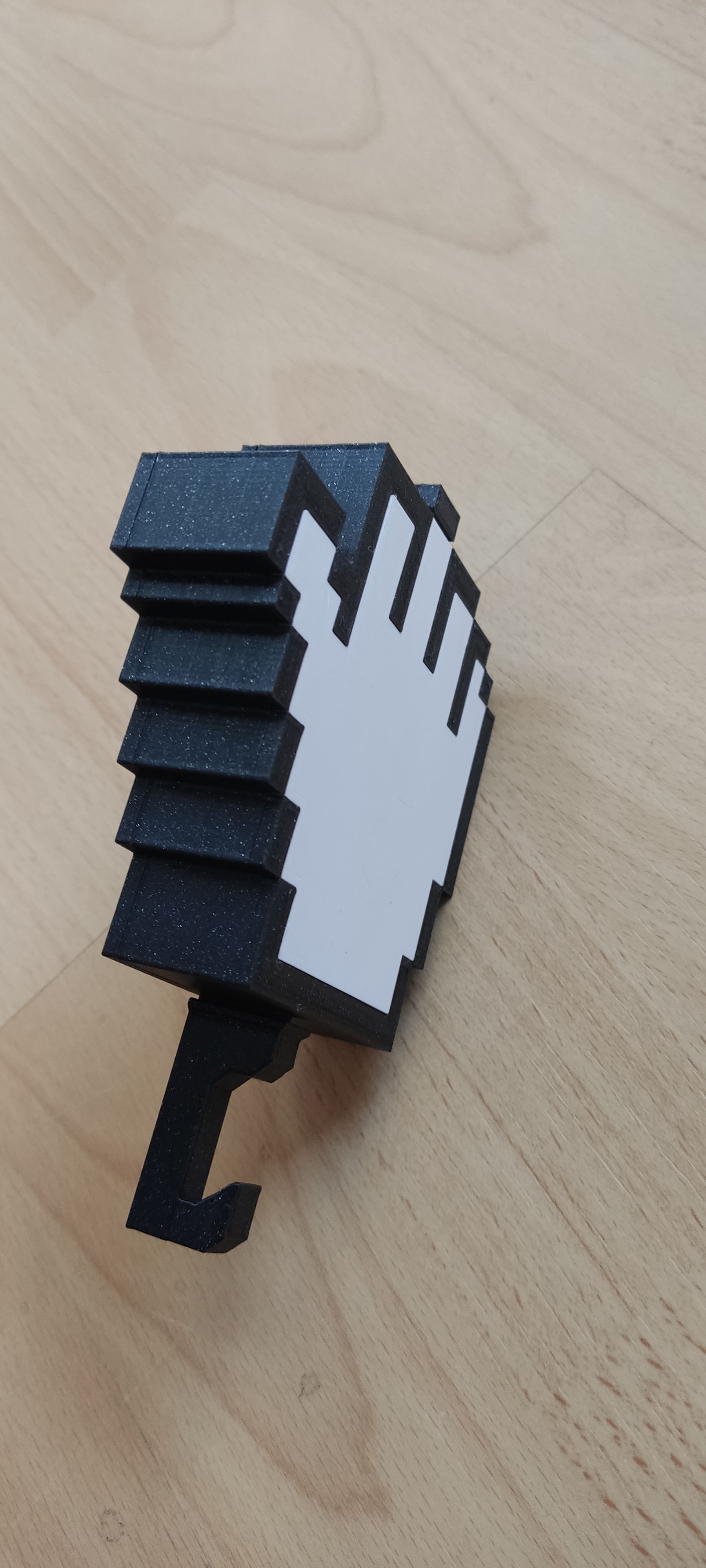 3D print Pixel cursor keyholder middle finger • made with ender 3・Cults