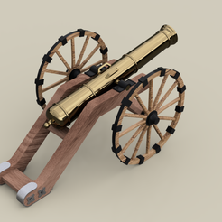 Cannon-render-3.png STL file Cannon・3D printable model to download