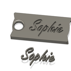 Sohpie.png Custom Stanley Name Plate "Sophie" All sizes