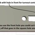 1_-_Deck-Front_Hole-1.jpg Flat Bare Deck Option for top of switch machine --- N Scale