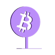 Bitcoin-Stand.stl Bitcoin Logo