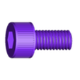 M5x10.stl Juego de tornillos de cabeza hexagonal M5 (ISO Métrico)