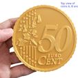 Euro_50_cent_A_top_with_text_V1.jpg Coin coaster Euro 50 cent