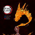 TANJIRO sun halo dragon 3d print model DEMON SLAYER