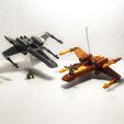 1680241775255.jpeg X WING - 3 Versions! - Print in Place / NO Supports