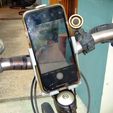 A10RholderV4-bike-Camera.JPG Phone Holder (iPhone XR) for bike and table stand-New Version!