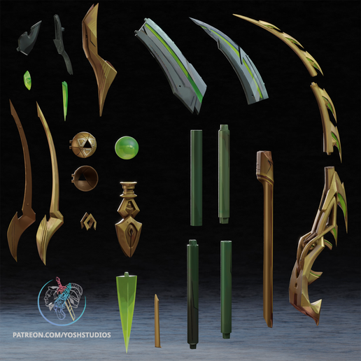 🖨️ Loki Rivals Staff 3D Printer STL File・ 3MF File for 3D printing・Cults