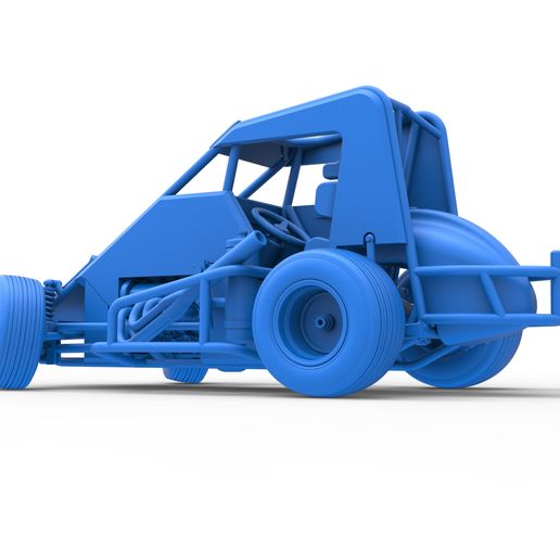 62.jpg Diecast Midget car while turning Scale 1:25