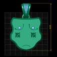 dimension1.png luxury charm pendant 3D printable model