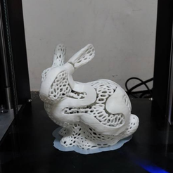 Capture d’écran 2017-05-12 à 16.49.56.png Free STL file dual extrusion color bunny・Template to download and 3D print