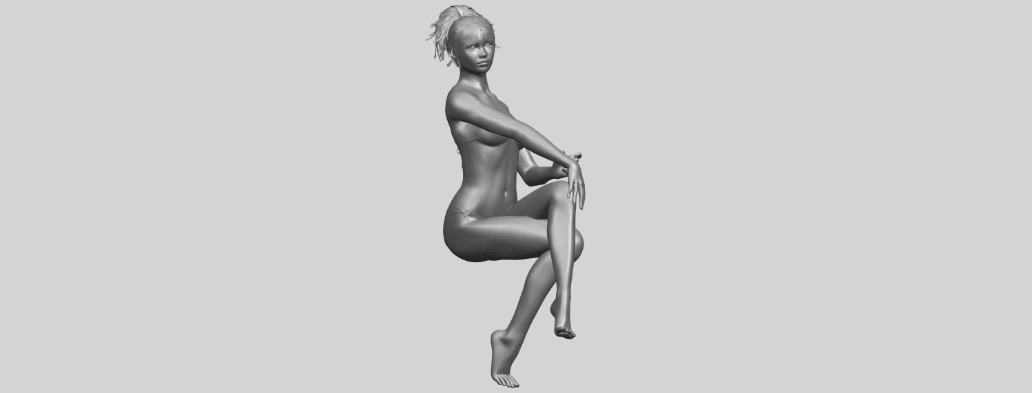 20_TDA0664_Naked_Girl_H02A03.png Download free file Naked Girl H02 • Model to 3D print, GeorgesNikkei