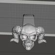 b4999f3c89183c18fcb72c867b14c870_display_large.jpg Free STL file Demon Skull (v3 by Arkleseizure) Hitch Cover - 2-inch・3D print design to download