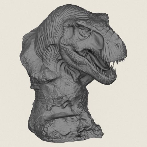 Trex-Dinosaur-Bust-Statue-05.jpg Trex Dinosaurier-Büste Statue