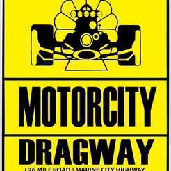 motorcitylogo.jpg Download STL file Motor City Dragway • Design to 3D print, richard_nelson