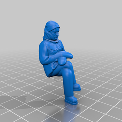 mitch_sat.png Free 3D file Me as Bernie Sanders・3D printer model to download