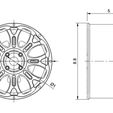 WorkWheel-Crag-MH-Drawing.jpg WORK CRAG MH  FOR DIECAST 1 : 64 SCALE