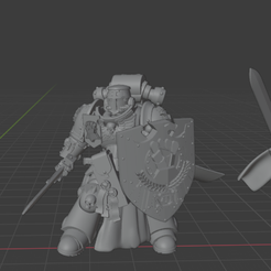 Blade-Guard.png Free 3D file Fist Templar Bladeguard Knight・3D printer model to download