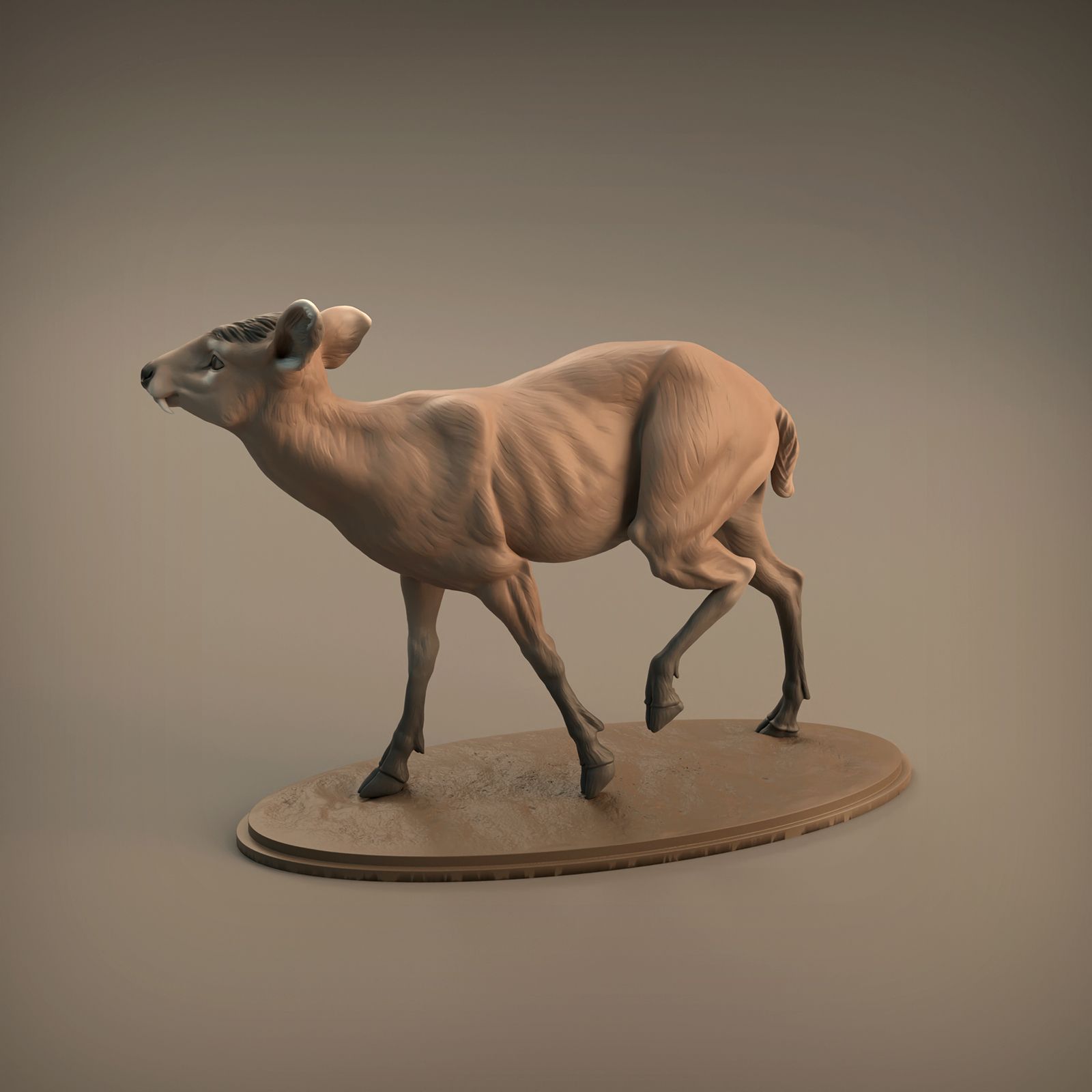 Download File Tufted Deer 3D Print Design Cults   Tufted Deer 5 