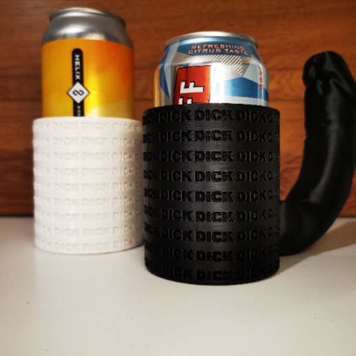 Fichier STL Dick Cup Can Holder・Modèle pour imprimante 3D à télécharger