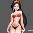 14.jpg JASMINE PRINCESS SEXY STATUE ALADDIN DISNEY ANIMATION ANIME CHARACTER GIRL 3D print model