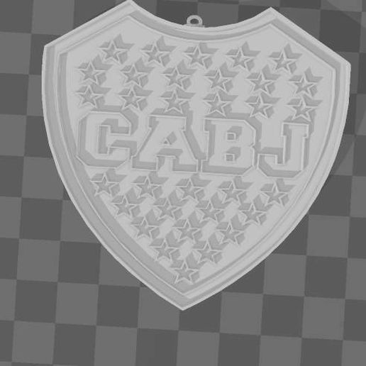 Boca Jrs keychain 3D model