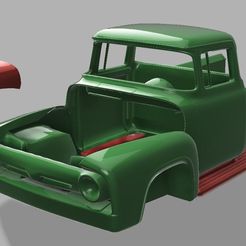 1.jpg STL file 1/12 scale 1956 ford f100・3D printable model to download