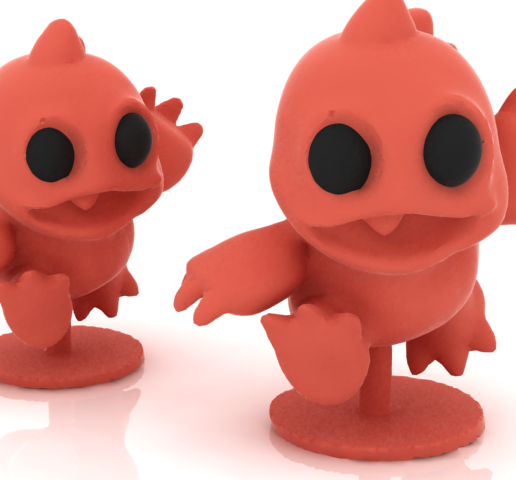 Cute Baby Dragon Character