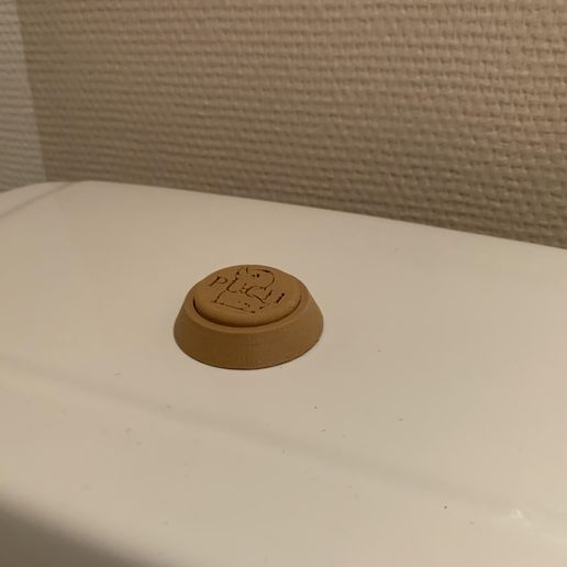 WC BUTTON - 3D model önizlemesi