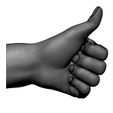 ThumbUpStraightWFrame1.jpg Thumb up hand sign gesture male