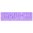 WhiteGoldRed - Shang-Chi v2.stl 3D MULTICOLOR LOGO/SIGN - Shang-Chi and the Legend of the Ten Rings (3 Variations)