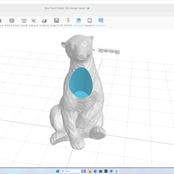 2023-12-03.png Bear Pencil Holder