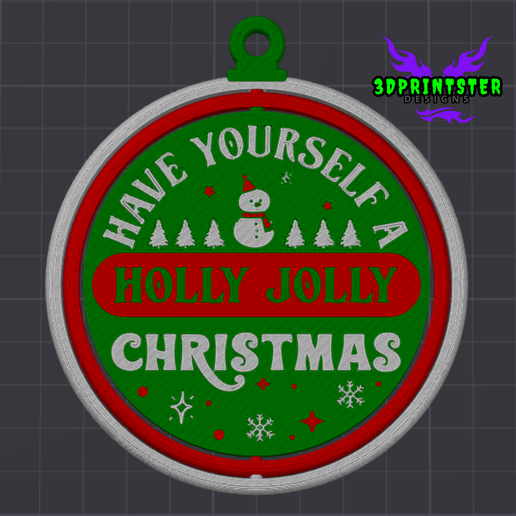 Have-Yourself-A-Holly-Jolly-Christmas.png 🎄 ¡48 adornos giratorios para el árbol de Navidad!