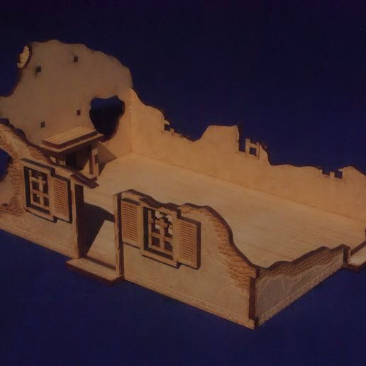Ruin-1-Pic-5.jpg Laser Cut - 1/56 (28mm) Scale - Ruin 1