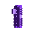 peigne a filer 2 a 3.75.stl Spinning comb for 2mm to 3.75mm pitch