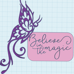 butterfly-believe-in-the-magic.png Butterfly and Believe in magic tag