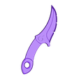 couteau maeve part 2.STL Free STL file Maeve's knife (Paladins)・3D printable object to download