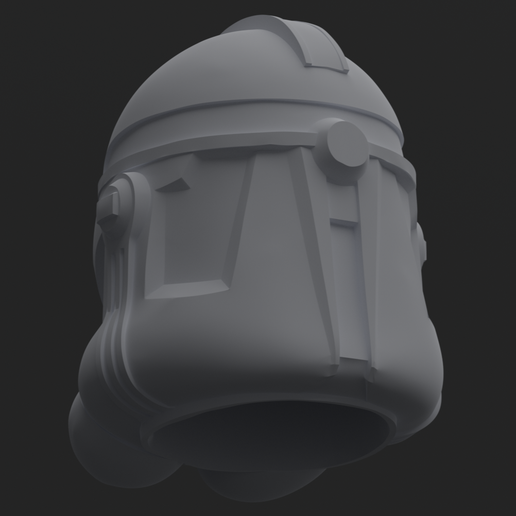 base2.png Phase 2 Clone Trooper Helmet - One12 - STL files Free 3D print model