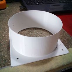 IMG_20200420_120116.jpg Free STL file IKEA LACK 120 and 80 tray fan ventilation passage・3D printing model to download