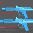 nostock.jpg (no folding stock attachment ver) Star Wars Battlefront II 2005 version DC15 pistol clone blaster