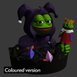 Coloured version Jester Pepe