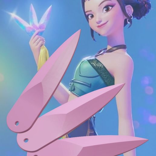 🔫 Zoey weapon K pop demon hunters・ STL File for