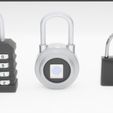 CandadoAbc.jpg 3 Sets of Padlocks