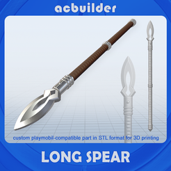 title.png Long Spear  Playmobil compatible