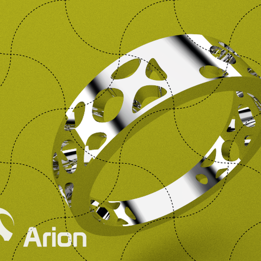 Fine Jewelry, Modern Ring 09 3D model